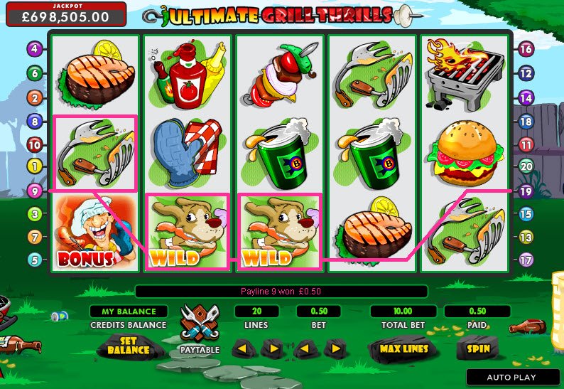 Ultimate Grill Thrills Slot Machine Ultimate Grill Thrills Slot Machine