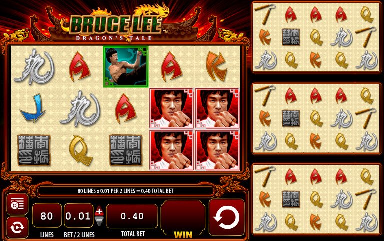 Enter the Bruce Lee Dragons Tale Slot