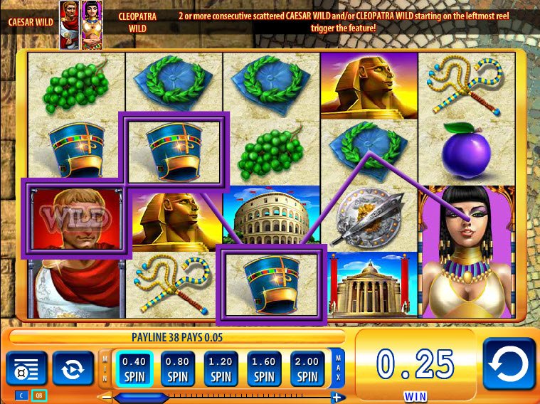 Rome And Egypt Slots