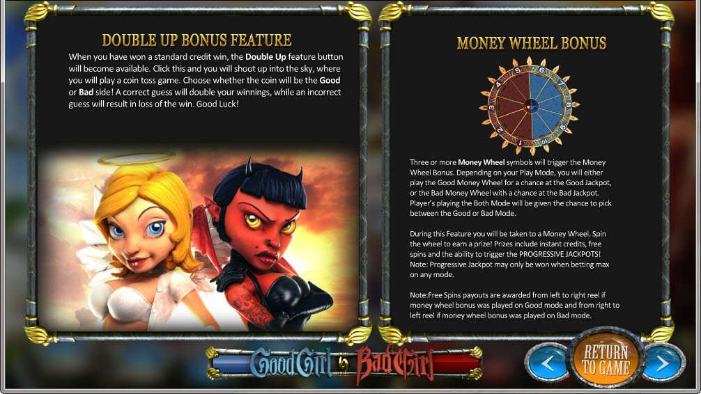 Slots de bonus gratuitos Good Girl, Bad Girl