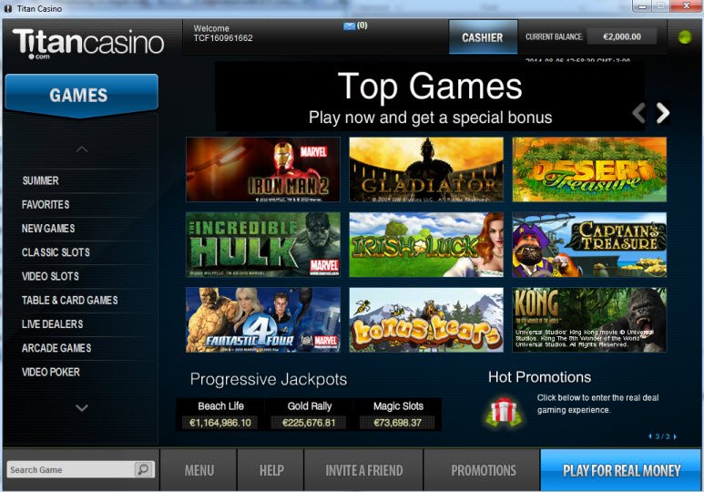 Titan Casino Games
