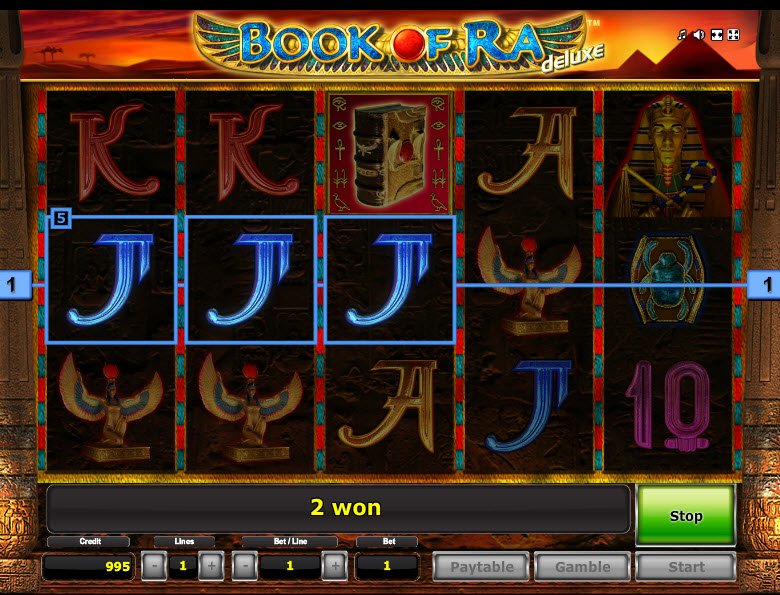 book of ra deluxe slot features