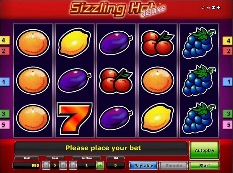 Sizzling Hot Deluxe Casino Game