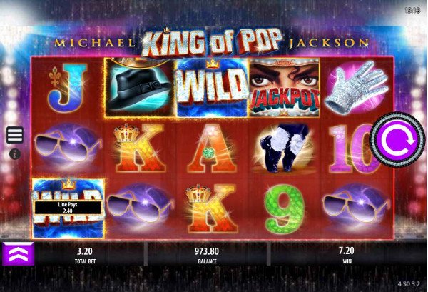 Michael jackson king of pop slot machine play online, free play