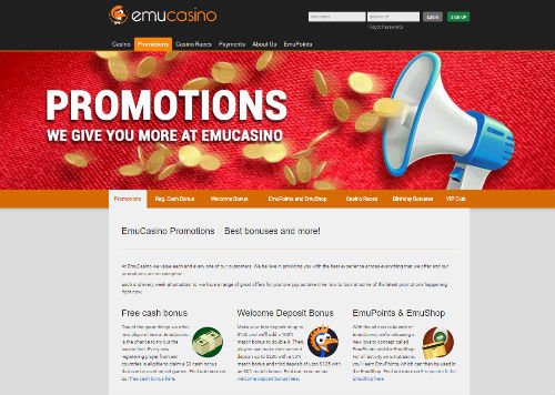 Emu Casino No Deposit Bonus 2016