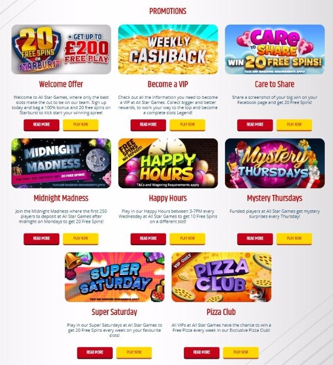 casino offers